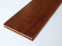 Carbonized strand woven bamboo flooring
